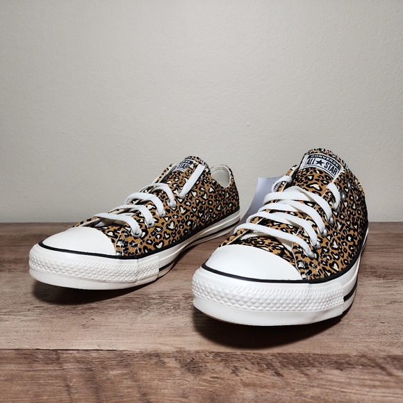 Converse Chuck Taylor All Star OX Low Leopard Gold Mens Shoes Size 9.5 - Picture 3 of 12